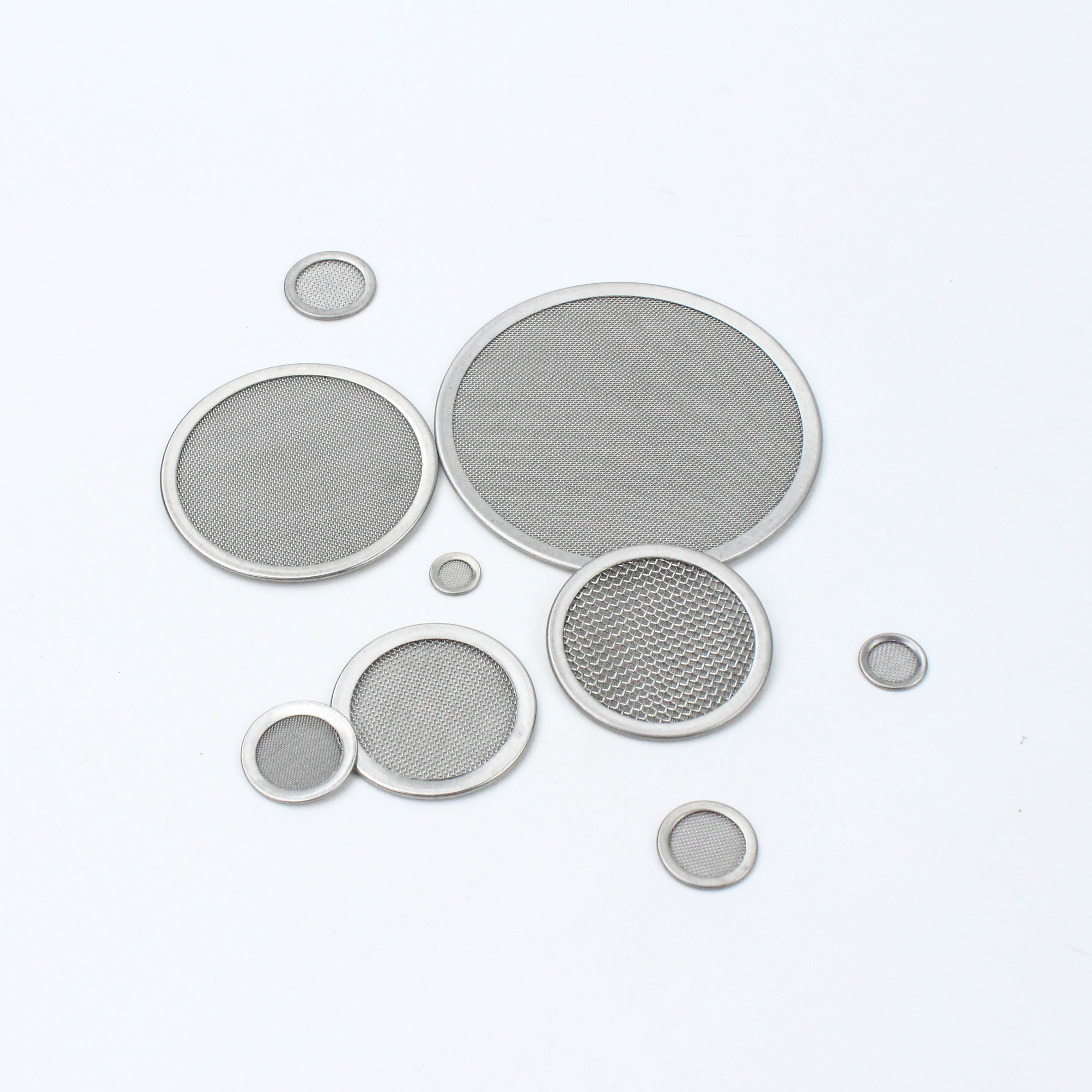 不锈钢304过滤网水油过滤网片金属包边滤网圆形超细过滤片