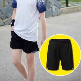 儿童羽毛球短裤新款夏透气速度运动裤子男女童训练跑步球裤乒乓球