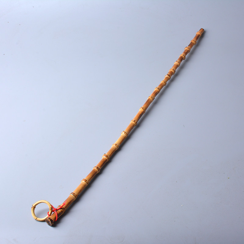 竹鞭教鞭毛竹竹根把玩文玩实心竹戒鞭罗汉竹瑜伽教棒功夫