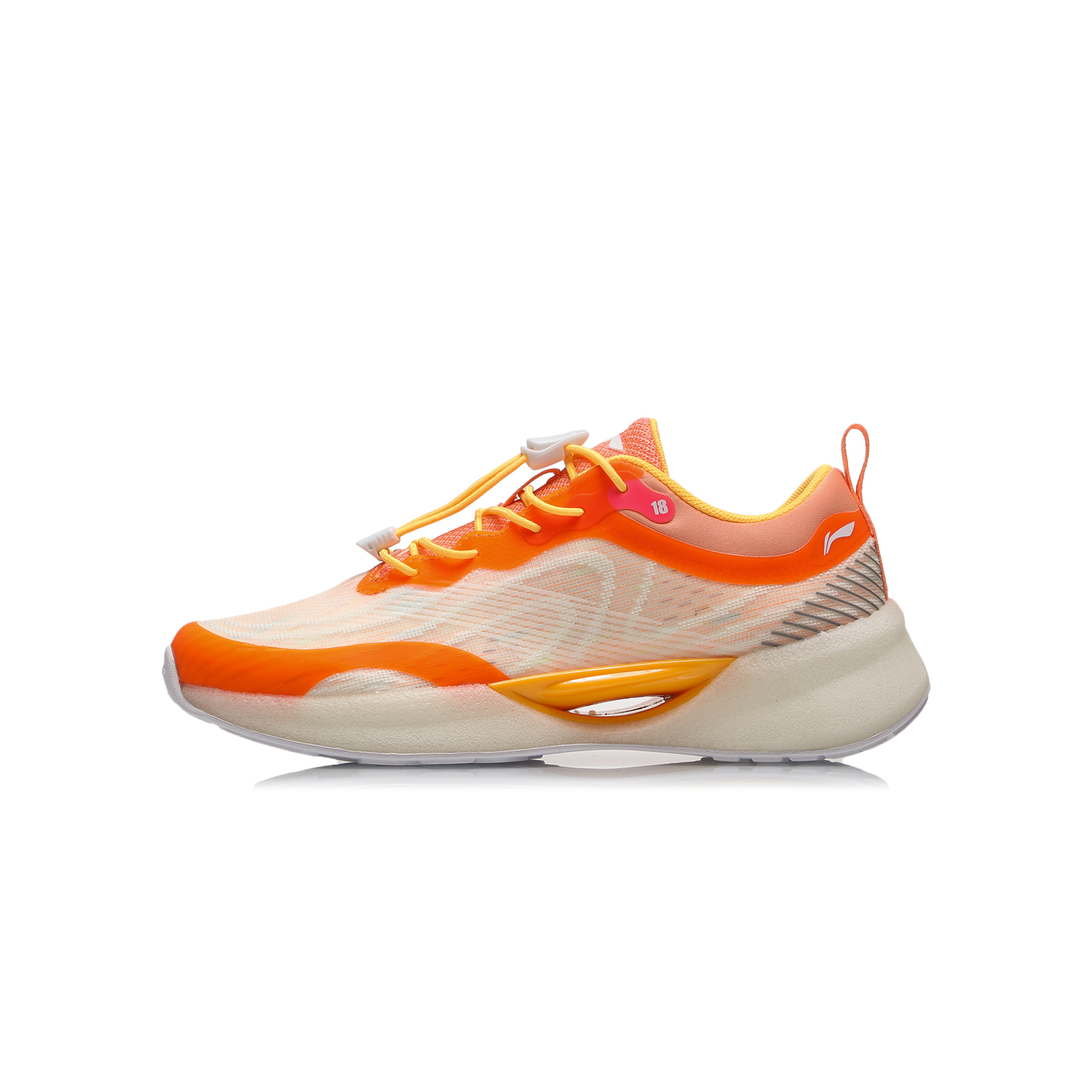 中国李宁跑步鞋男女大童体育跑鞋超轻18青少版时尚运动鞋ykfr046