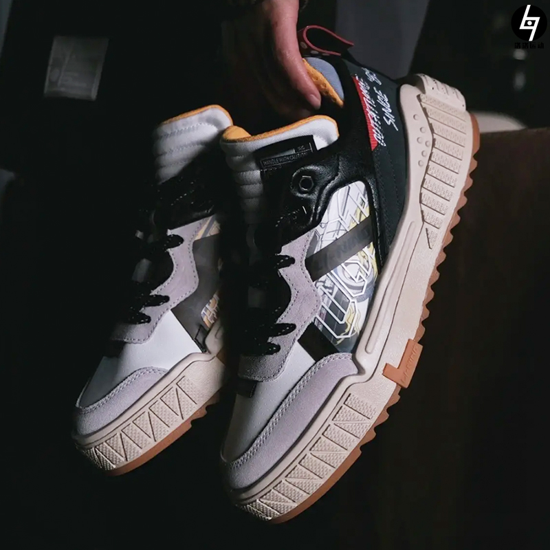 中国李宁回到未来001unblock男女反光休闲低帮运动休闲鞋 agcr369