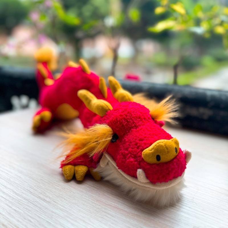 英国 Jellycat Festival Dragon 赤金祥龙 红龙火龙 龙年玩偶公仔