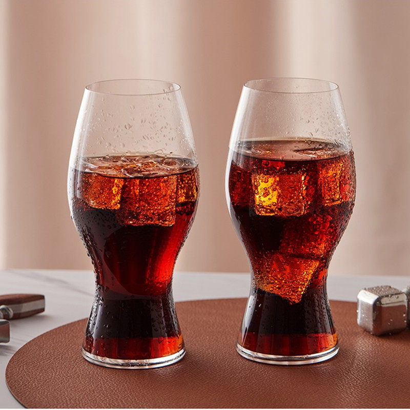 奥地利riedel 进口水晶玻璃水杯子可乐杯啤酒杯饮料杯果汁杯2支装