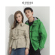 GUESS 情侣款男士倒三角LOGO外套M2GL37T02F0