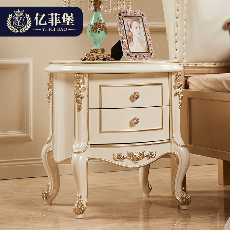 One hundred million Philippine Fort European style bedside cupboard Luxurious bedroom Bedside Lockers Carved household Drawer bedside cupboard Assemblein the Residential furniture , Cabinet , Bedside cabinet category - from Buy2taobao.com to provide professional Taobao agent buy service