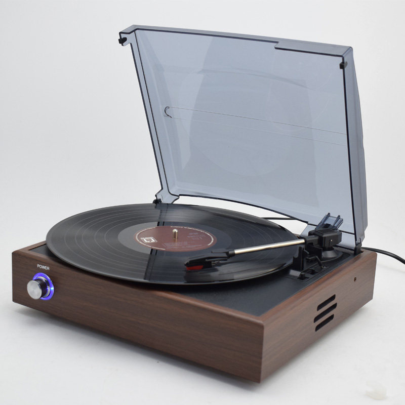 黑胶唱片机现代家用蓝牙唱片机复古留声机老欧式lp电唱机内置喇叭