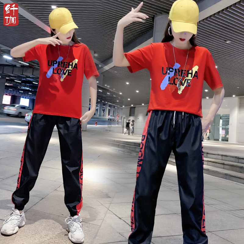 曳步舞服装新款套装嘻哈潮酷学生团体班服广场舞跳舞蹈演出服夏装|msdalam kategori sukan/Yoga/kecergasan/bekalan peminat, Dance/Aerobik/Gymnastics, tarian Latin, Latin Dance Set - dari Buy2taobao.com untuk memberikan perkhidmatan ejen Taobao profesional membeli