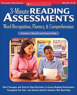 【预售】3-Minute Reading Assessments Prehension: Word