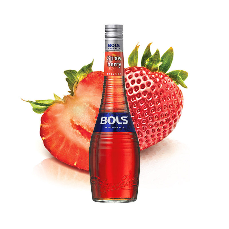 进口洋酒宝狮bols 波士草莓力娇酒700ml 利口酒 鸡尾酒调酒基