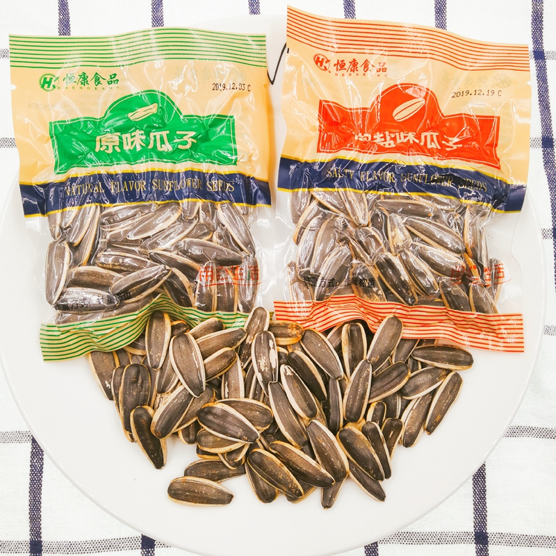 恒康食品 原味椒盐味瓜子 葵花籽 1包/份