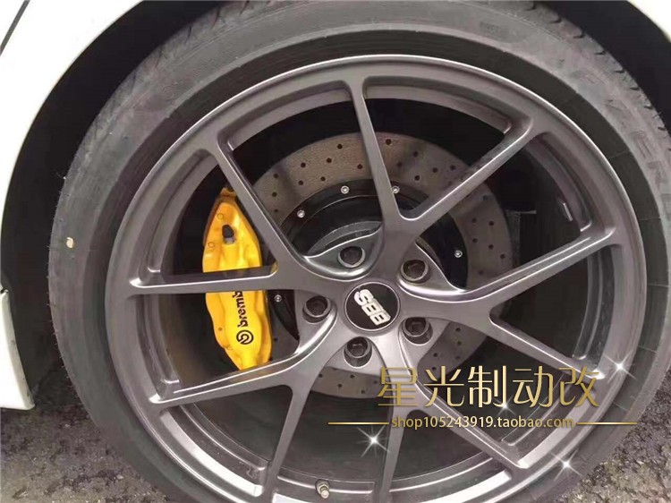 现代名图 索纳塔 飞思 朗动改装布雷博f50大四活塞刹车卡钳
