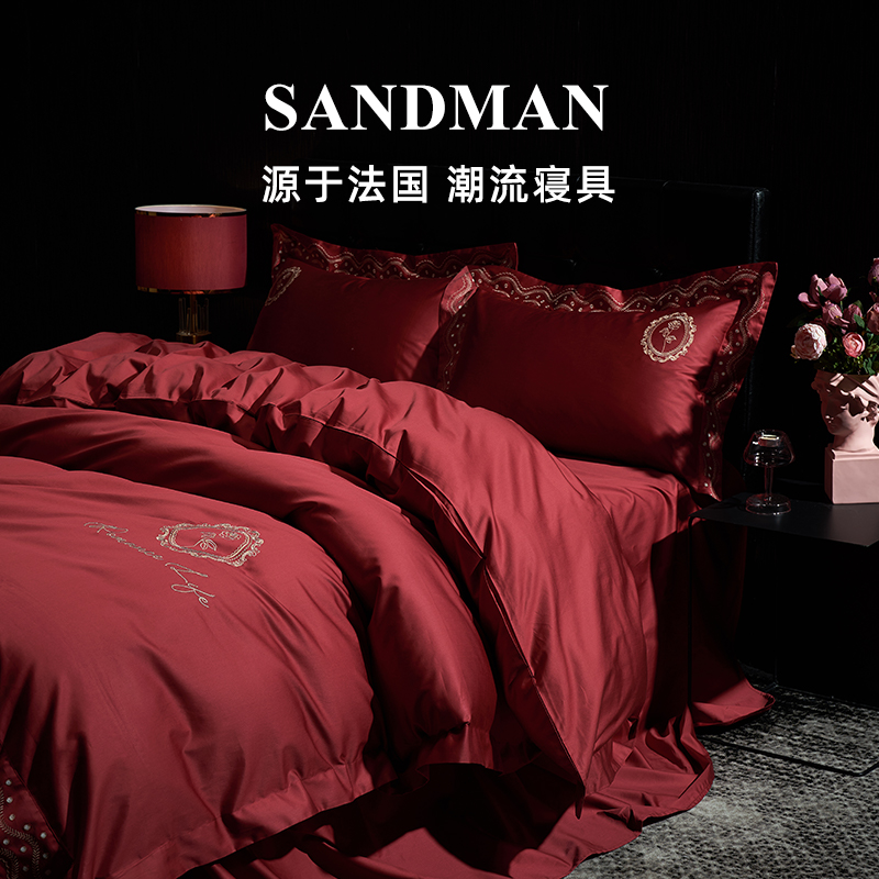 SANDMAN世纪婚庆贡缎长绒棉四