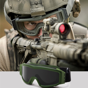 军版防风镜特种兵作战射击护目镜防弹防爆头盔墨镜军迷cs战术眼镜