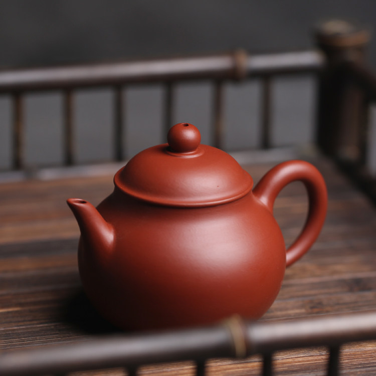 原矿朱泥潘壶功夫工夫小茶壶出水好李和平冲茶壶入门小品120毫升
