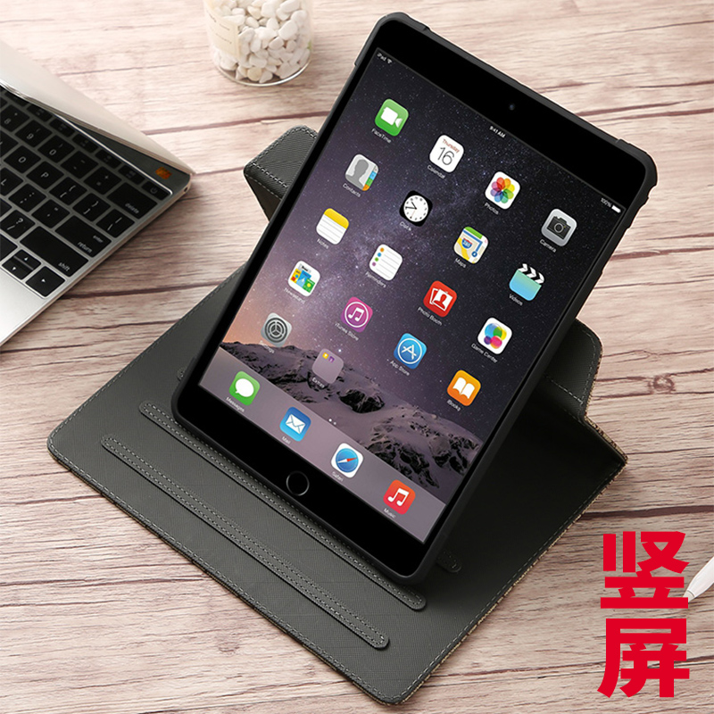 ipad平板保护套第九代102英寸2021新款旋转壳a2602卡通爱派a2605苹果