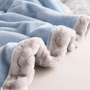 毛被套单件冬季绒毛双面图片