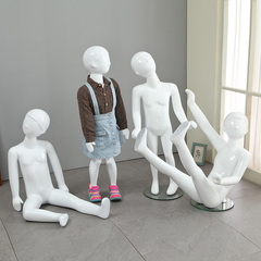 全身儿童模特道具亮白童装模特 服装店橱窗展示组合可穿鞋假人台