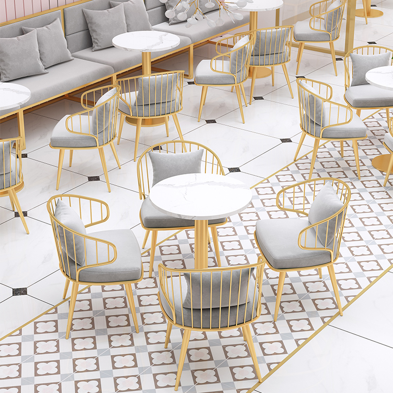 奶茶店桌椅子组合网红简约咖啡厅甜品店餐厅洽谈休闲清新餐饮家具