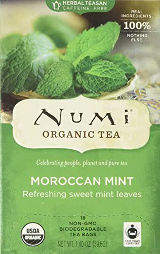 Numi Organic Tea Moroccan Mint, 18 Count Box of T在类目 办公设备/耗材/相关服务, 智慧零售设备, 自助点餐机中 - 来自Buy2taobao.com提供专业的淘宝代购服务