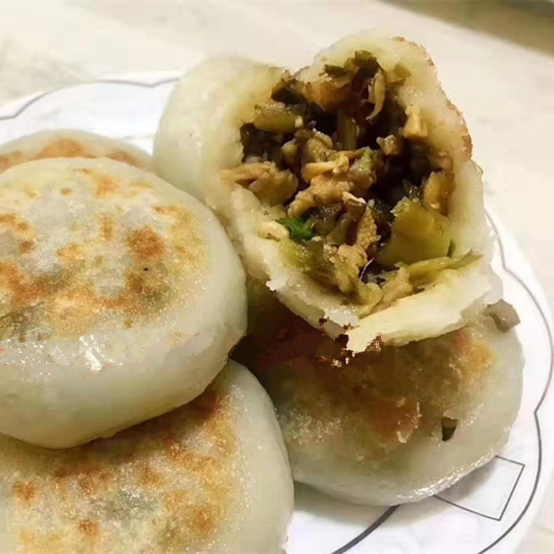 温州特产乐清本地咸饼咸菜饼糯米饼 