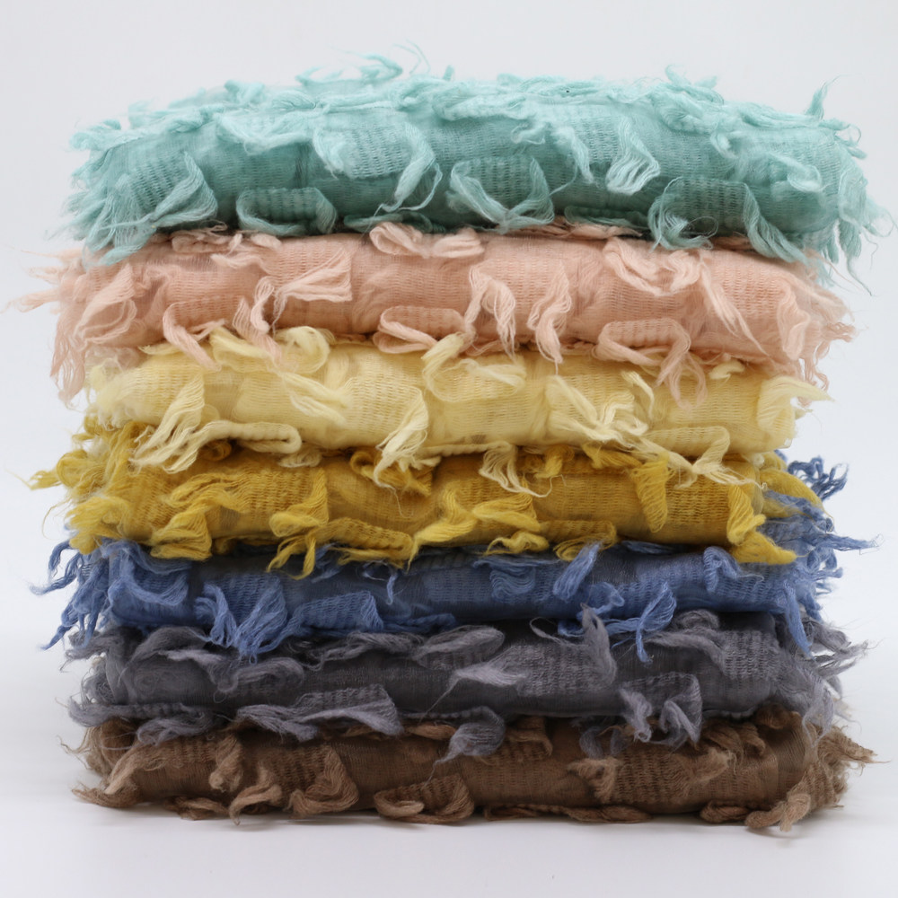 新生的儿摄影道具羽簇裹布垫布宝宝婴儿拍摄儿童满月照相包裹布