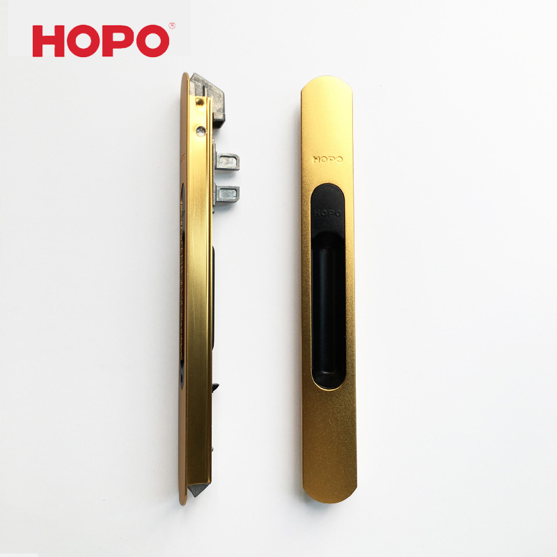 hopo好博铝合金推拉门锁条锁一字锁ma锁移门两点锁推拉窗锁ma436