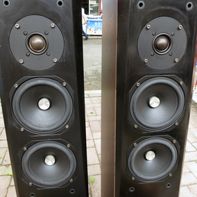 闲置原装英国nodal诺特fame390落地音箱10寸低音家庭影院无源音响