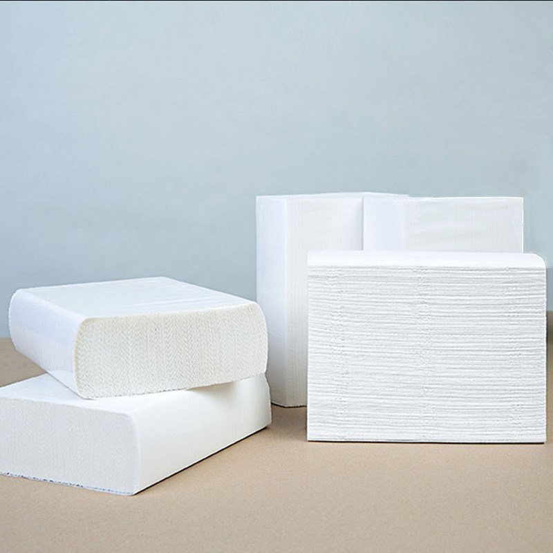 厕所纸宾馆木浆手帕纸餐巾纸酒店卫生间纸巾浴室擦手纸折角抽纸巾