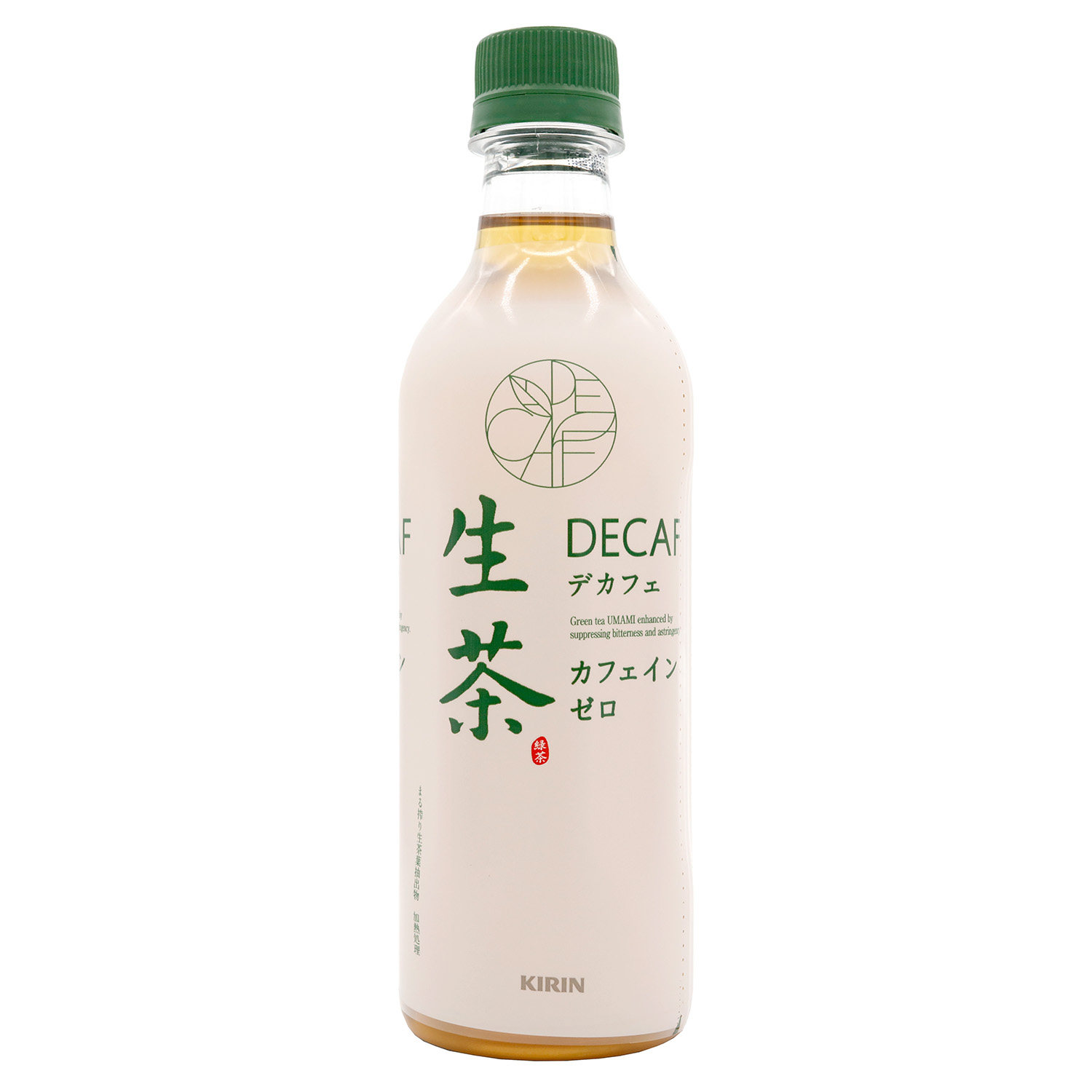 现货 日本进口kirin麒麟饮品生茶绿茶饮料decaf白色 430ml 单瓶