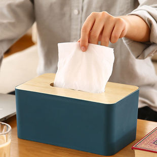 桌面纸巾盒抽纸盒收纳盒家用客厅餐厅茶几轻奢多功能纸抽盒创意