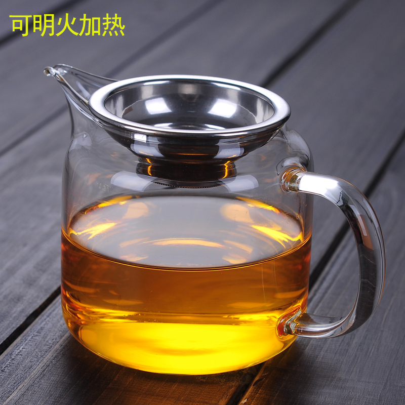 茶具玻璃公道杯加厚耐热大号茶海茶叶过滤分茶器功夫茶道配件包邮