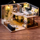 diy小屋惬意时光阁楼手工制作房子模型建筑拼装玩具六一儿童节礼