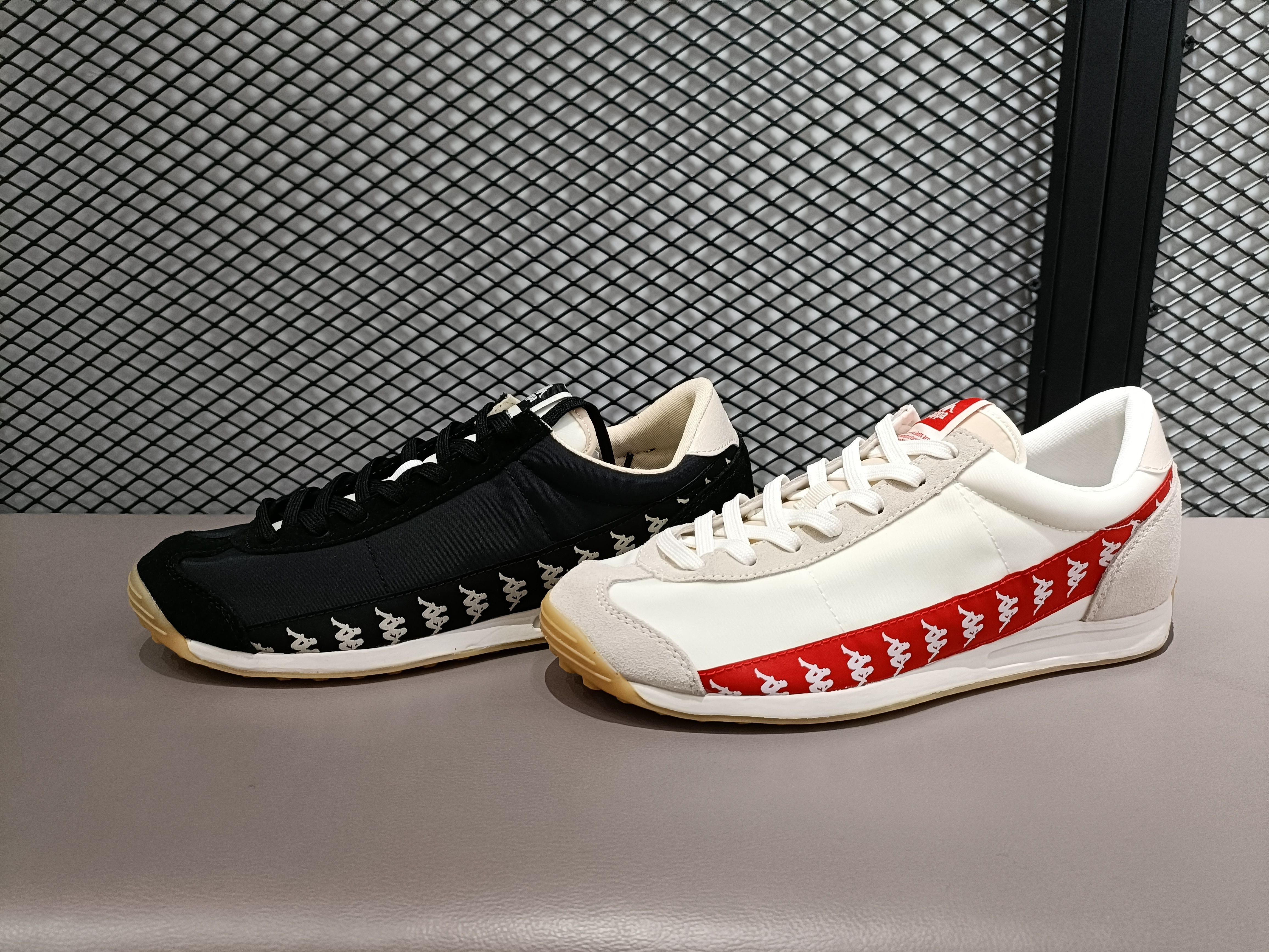 kappa卡帕男女轻便跑步鞋2022春新款复古运动休闲鞋k0cw5mm18