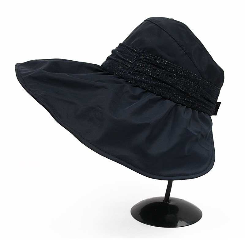 格纹遮阳帽子女夏spany韩国东大门出游防紫外线便携空顶帽韩版潮