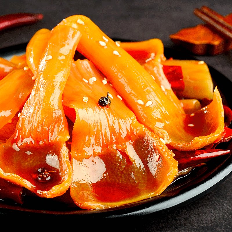 热销好吃的特产 熟食 麻辣味_【味一道】四川特产麻辣鸭郡把肠头好吃