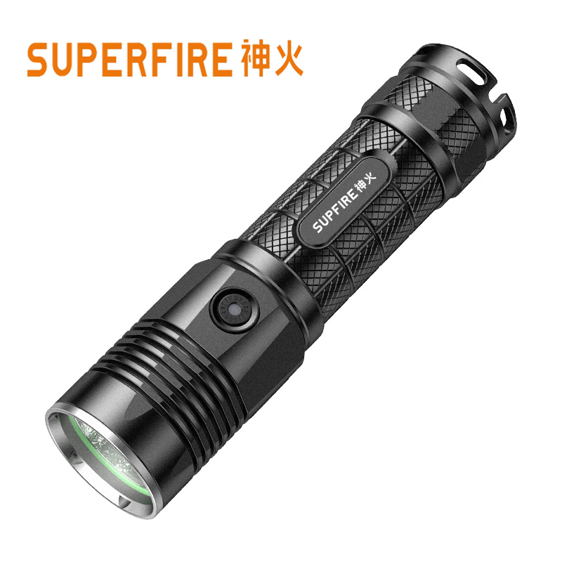 SupFire神火强光手电筒L5高亮长续航户外家用LED远射充电26650