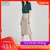 百洛安气质高腰半身裙女2019夏季新款显瘦包臀裙OL通勤职业一步裙 百洛安气质高腰半身裙女2019夏季新款显瘦包臀裙OL通勤职业一步裙