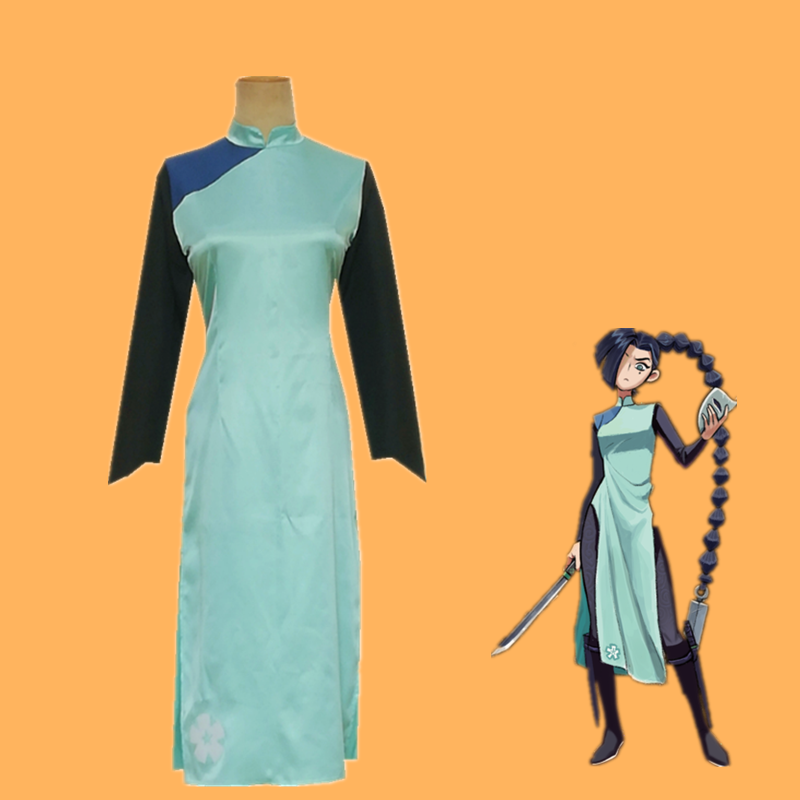 刺客伍六七梅花十三cos服儿童cosplay旗袍女动漫服装