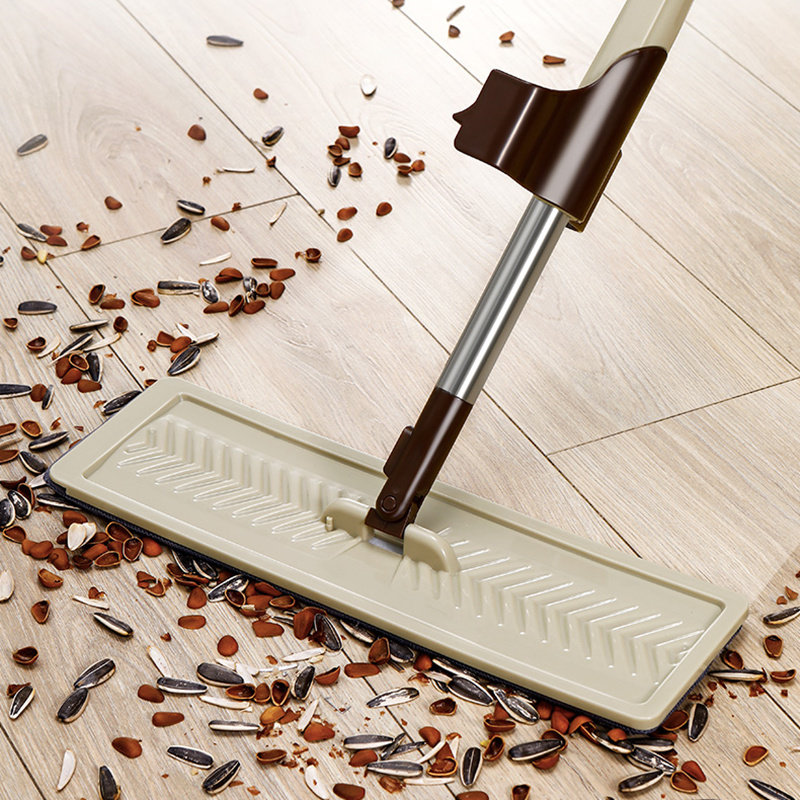 木地板拖把 免手洗 自动挤水大额优惠券