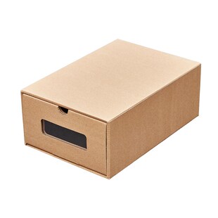 鞋盒收纳盒纸壳家用折叠纸质抽拉寝室高跟鞋防霉办公室空鞋盒纸盒