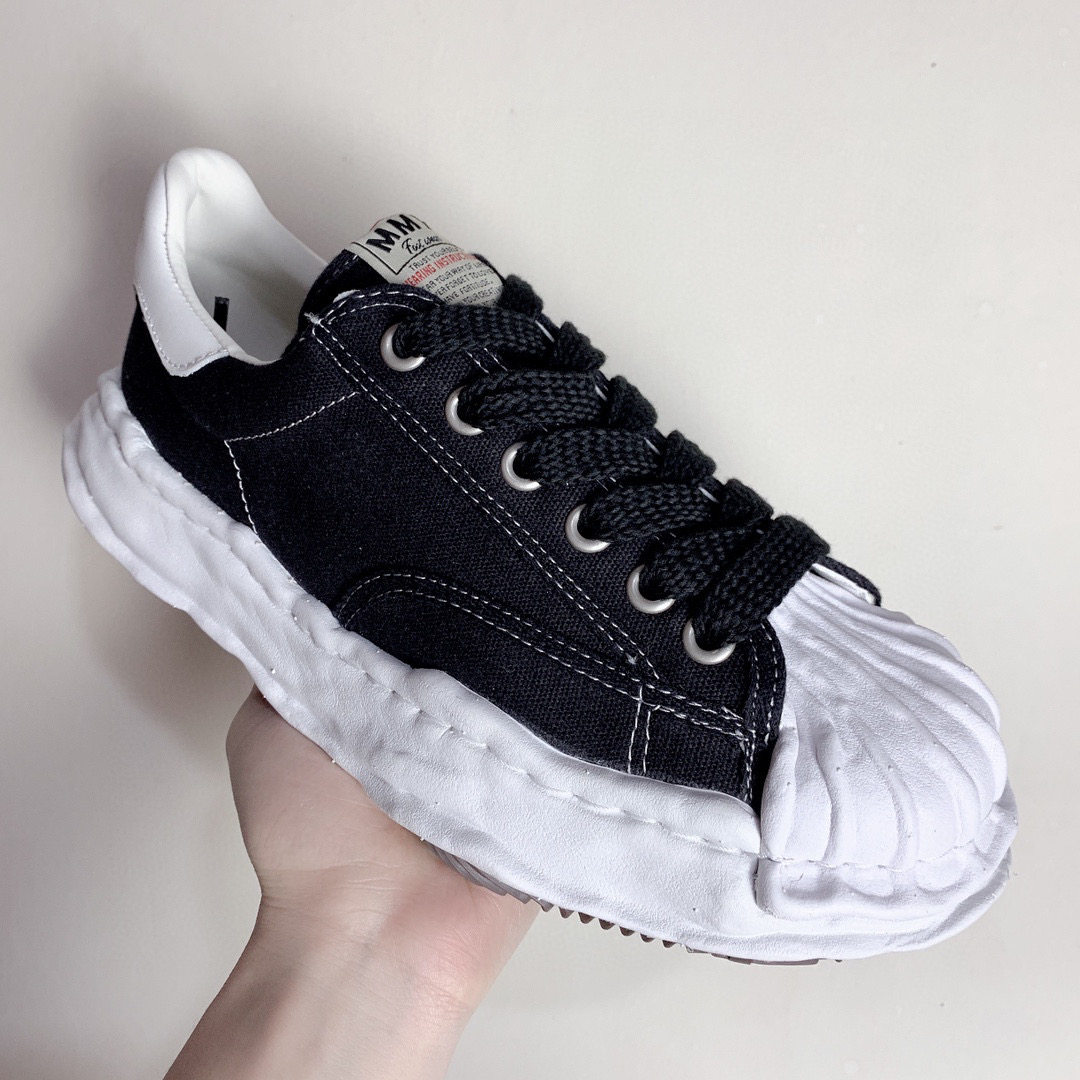 2020春夏款贝壳头三原康裕mmy余文乐同款厚底帆布溶解鞋男鞋女鞋