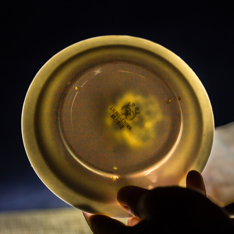 罕见孤品 系80年代钓鱼台国宾馆定制瓷 矿物质纯手绘洪江大球泥