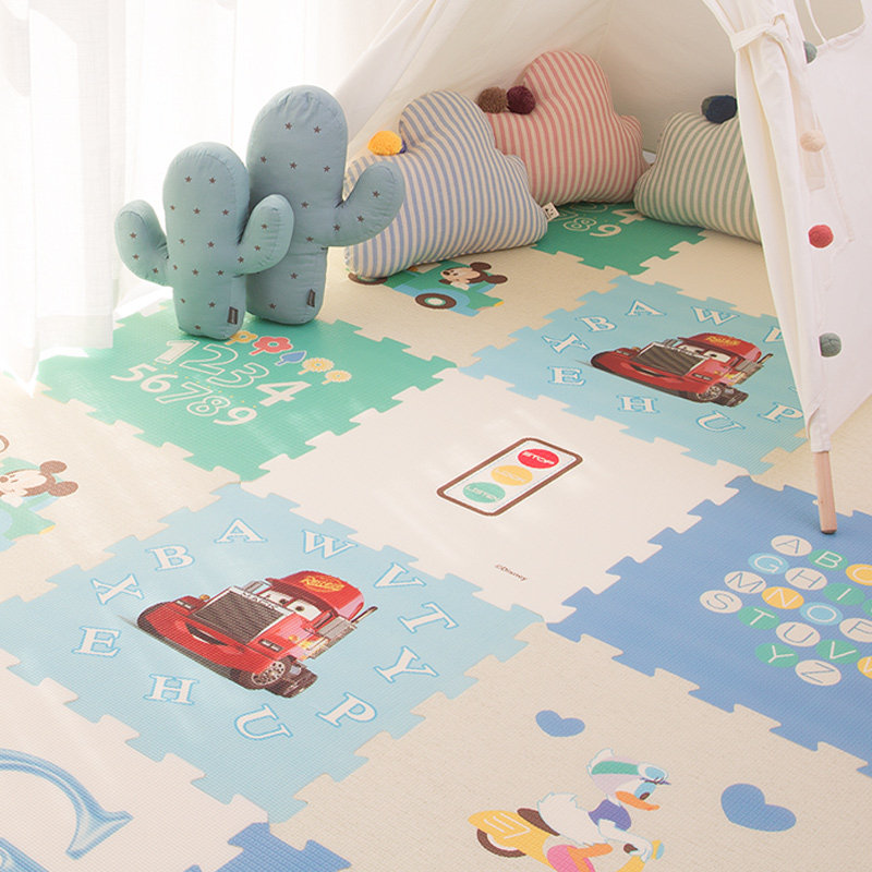 迪士尼爬行垫拼接婴幼儿客厅地垫迪士尼xpe材质环保无味孩子安全比