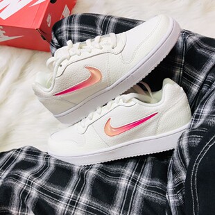 正品nikeebernonlow女子低帮果冻渐变勾运动休闲板鞋aq2232100