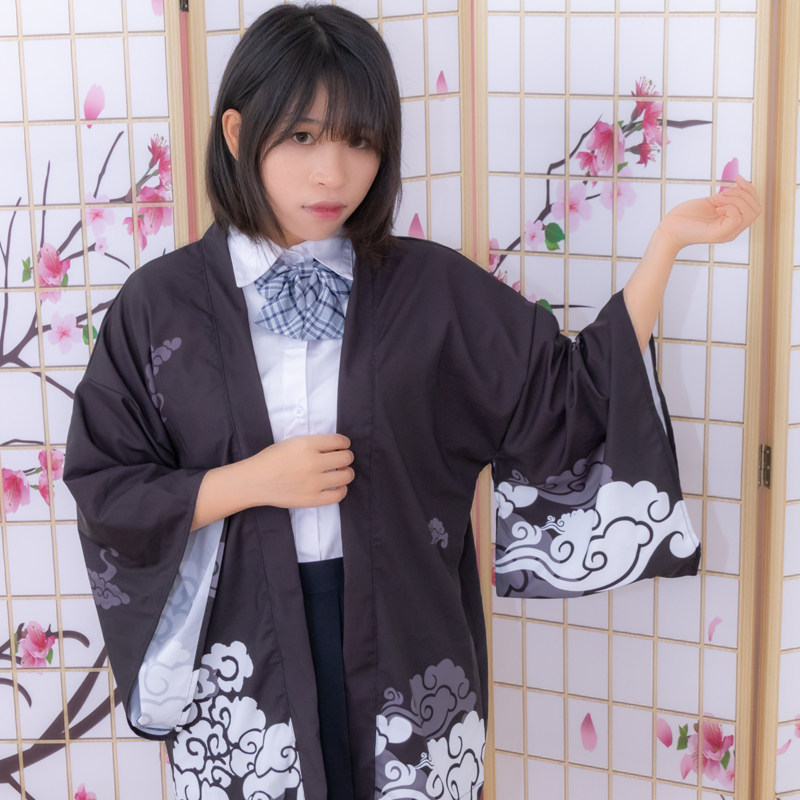 修仙古风唐装中国风日系道袍道士新汉服披风开衫和服男外套羽织集