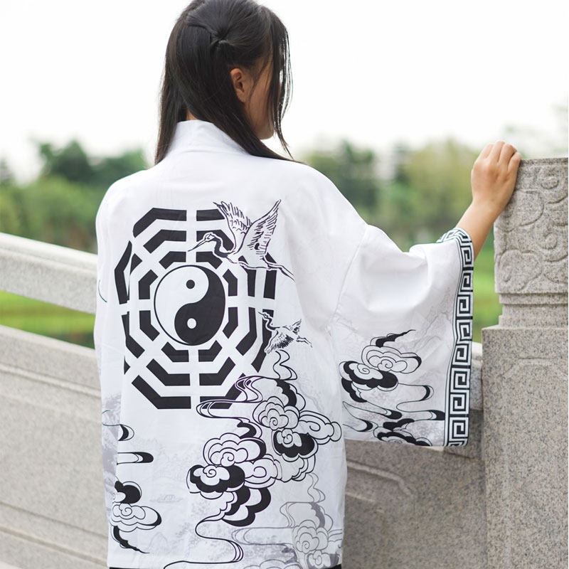 原创羽织动漫周边二次元学院漫展休闲和服修仙道袍服日系披风外套