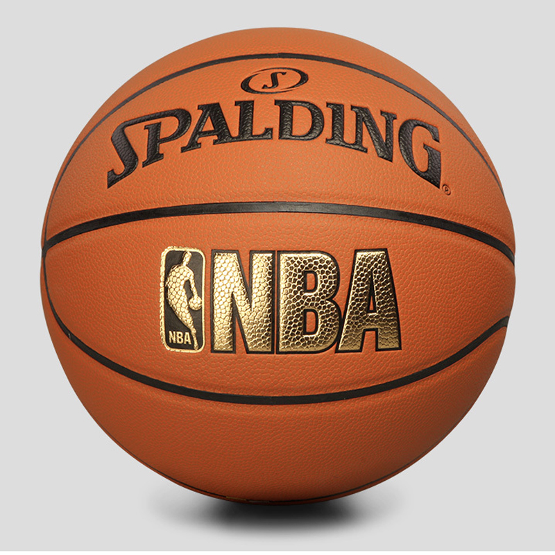 斯伯丁篮球 NBA金色logo室内室外PU耐打男子女子训练比赛7号用球|ruв категории движение/йога/фитнес/фанаты товаров, баскетбол, баскетбол - от Buy2taobao.com для оказания профессиональной услуги покупки агента Taobao