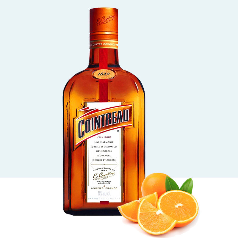 君度力娇酒法国原装进口 香橙味甜酒 cointreau 700ml 烘焙洋酒