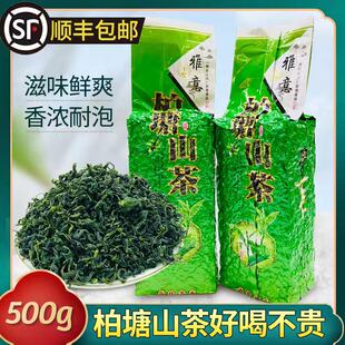 惠州茶叶博罗柏塘山茶特级 广东十大名茶浓香型清香明前绿茶2023