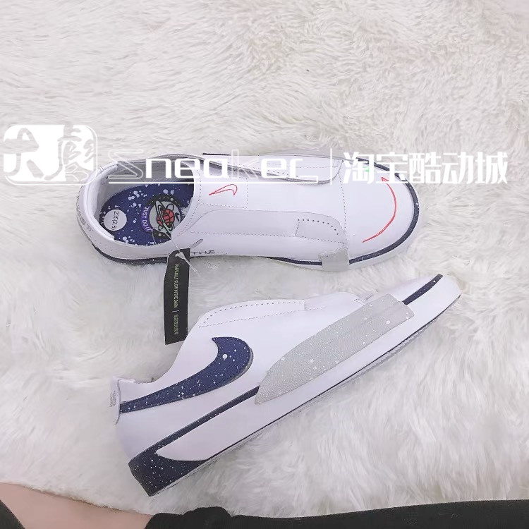 NIKE BLAZER SLIP 耐克运动女子休闲百搭小白板鞋 CW2619-CJ1651